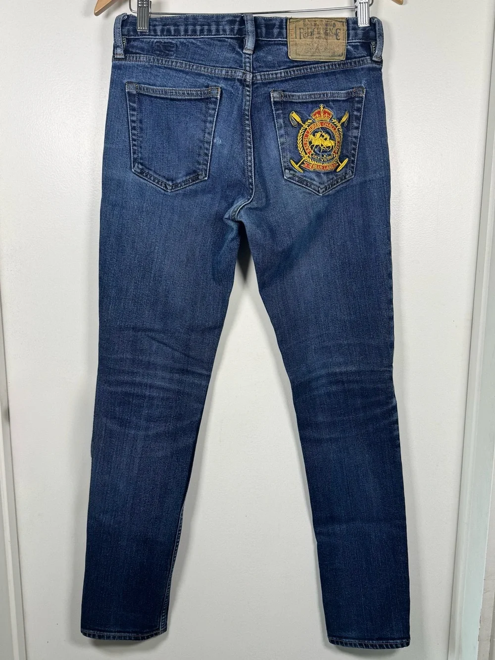 RALPH LAUREN Sport BLUE LABEL CHALLENGE CUP Embroidered Pocket Jeans Women’s 28
